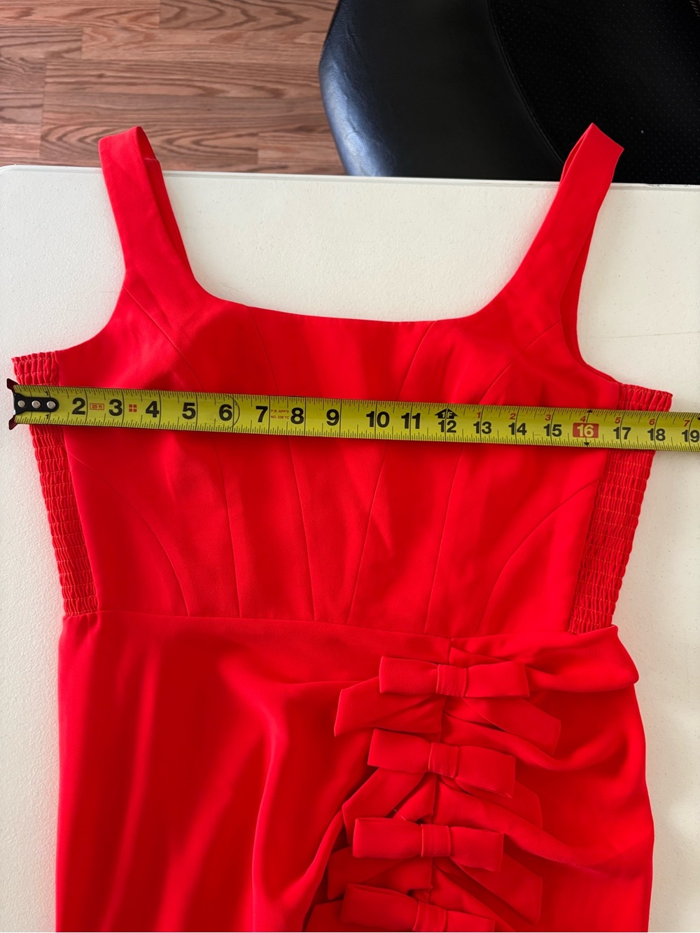 Amanda Uprichard Size XL Fiorella Dress in
Crimson - Picture 9 of 11